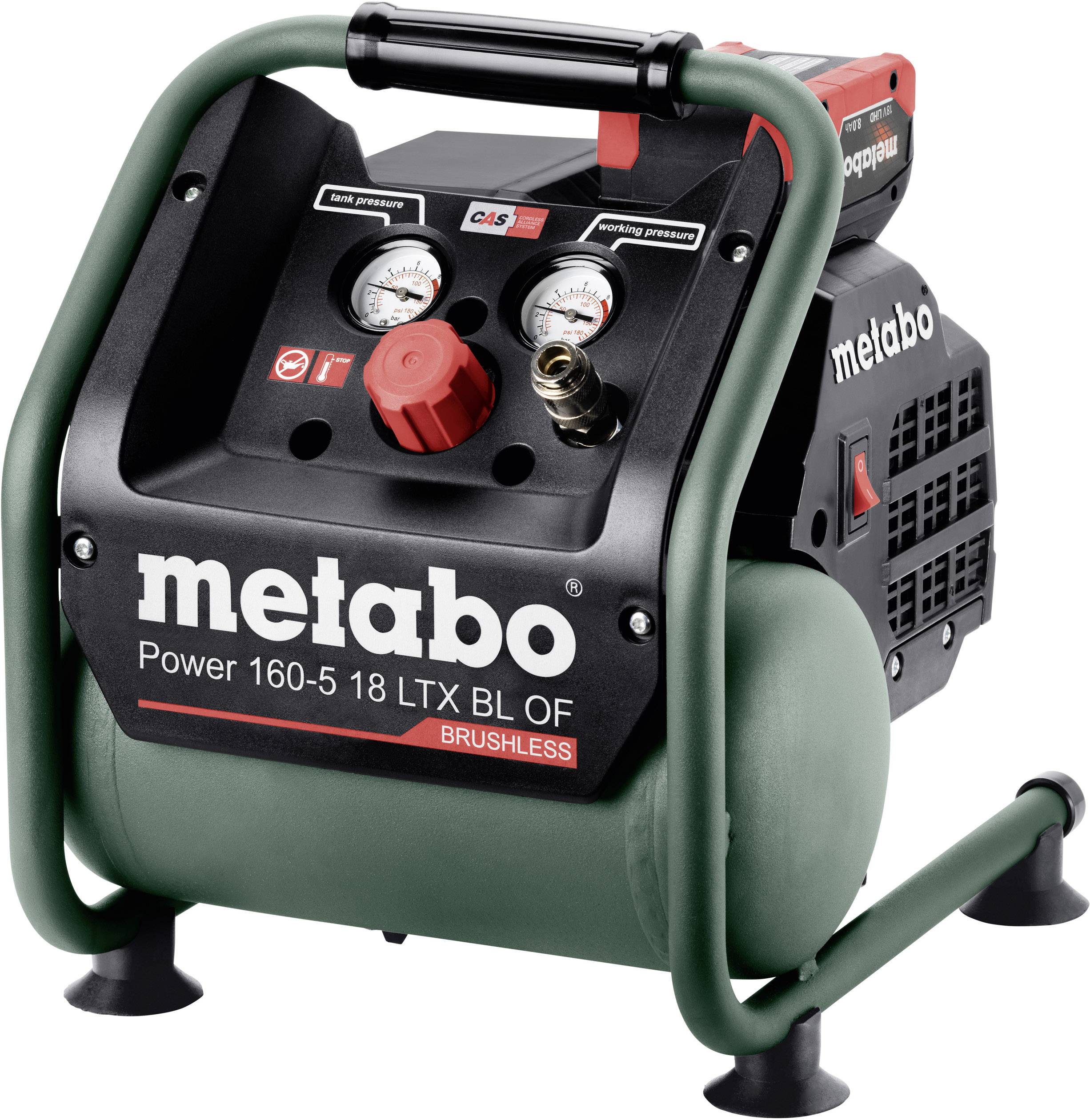 Metabo Akku-Druckluft-Kompressor Power 160-5 18 LTX BL OF 5 l 8 bar