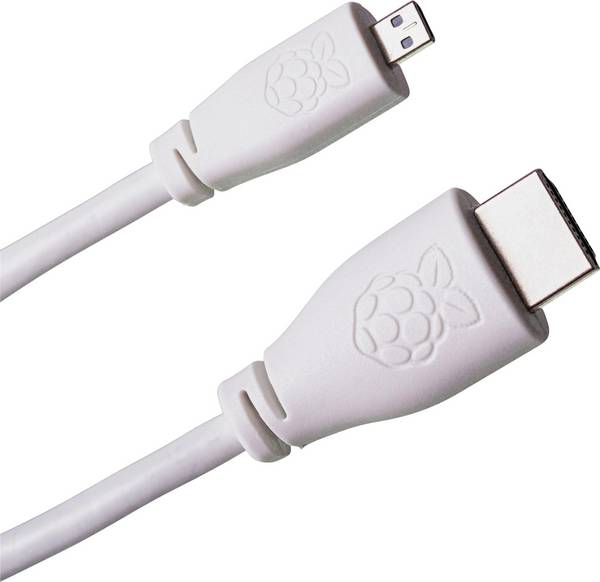 Raspberry Pi® T7733AX HDMI-Kabel Raspberry Pi® [1x HDMI-Stecker - 1x HDMI-Stecker D Micro] 2.00 m Schwarz