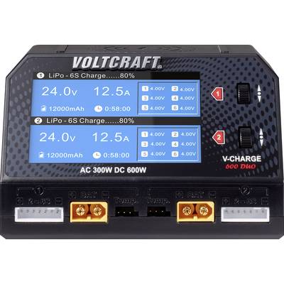 VOLTCRAFT V-Charge 600 DUO Modellbau-Ladegerät 16 A LiPo, LiHV, LiIon, LiFePO, NiMH, NiCd, Blei-3