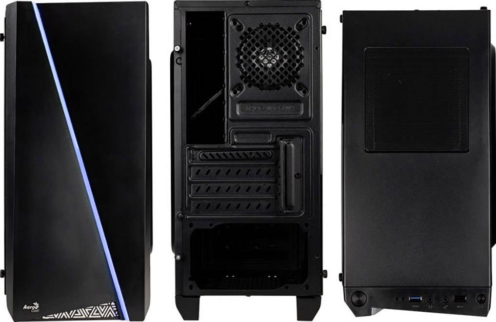 AeroCool Geh Mini Cylon Black MicroATX/MiniITX o.N. Multimedia-Technik Gehäuse-7