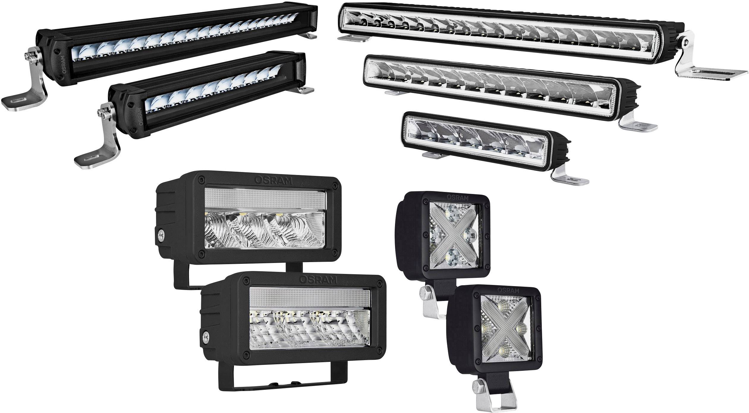 Zusatzscheinwerfer LED 46W geschraubt OSRAM LIGHTBAR SX500 für NFZ und Offroad-7