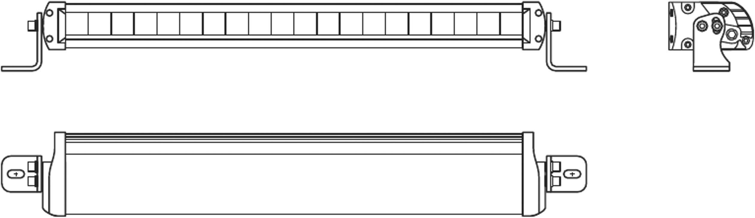 OSRAM Fernscheinwerfer LEDDL104-SP LEDriving LIGHTBAR FX500-SP LED vorne (B x H x T) 564 x 77 x 93.5 mm Schwarz-14