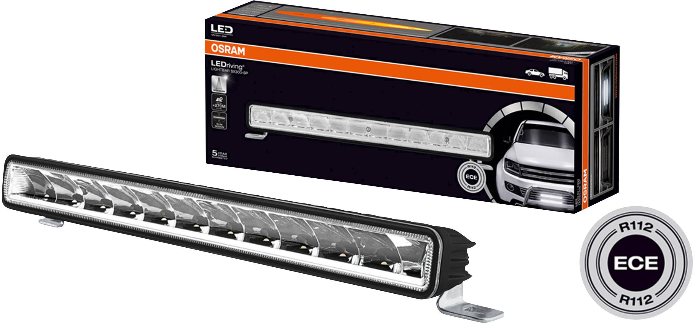 Zusatzscheinwerfer LED 30W geschraubt 2600lm Licht-Experte OSRAM LIGHTBAR SX300-16
