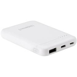 Image of Intenso XS5000 Powerbank 5000 mAh LiPo USB-A, USB-C™, Micro USB Weiß Statusanzeige