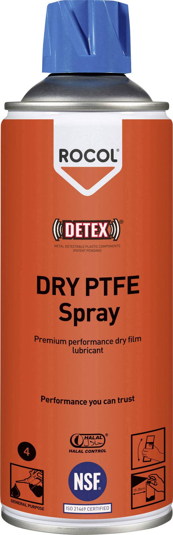 Rocol Dry PTFE Spray PTFE-Spray Dry PTFE Spray  400 ml