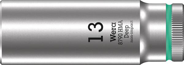 Wera 8790 HMA Deep 05004510001 Außen-Sechskant Steckschlüsseleinsatz  13 mm 1/4" 13 mm  1 Stück 1/4"