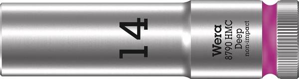 Wera 8790 HMC Deep Außen-6-kant 05004554001 Sechskant Steckschlüsseleinsatz  14 mm 1/2" 14 mm  1 Stück 1/2"