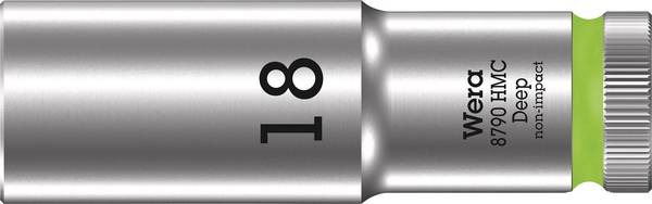 Wera 05004558001 05004558001 Außen Sechskant Profil Steckschlüsseleinsatz  18 mm 1/2" 18 mm  1 Stück 1/2"