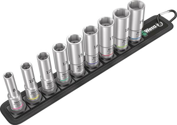 Wera Belt B Deep 1 Steckschlüsseleinsatz-Set  3/8" 9teilig 05004545001