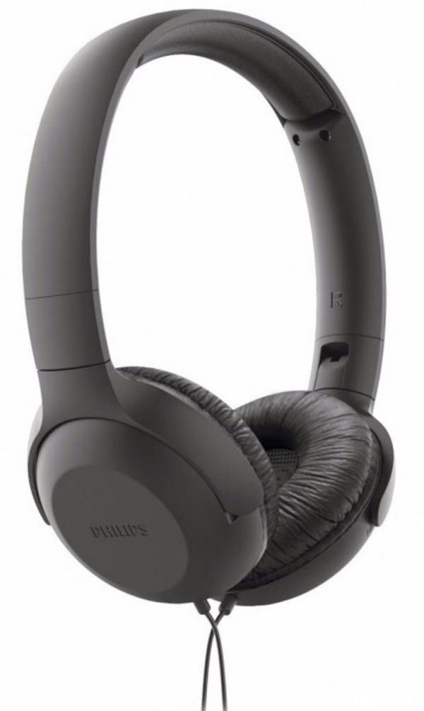 Philips TAUH201  On Ear Kopfhörer kabelgebunden  Schwarz  Headset, Lautstärkeregelung, Faltbar