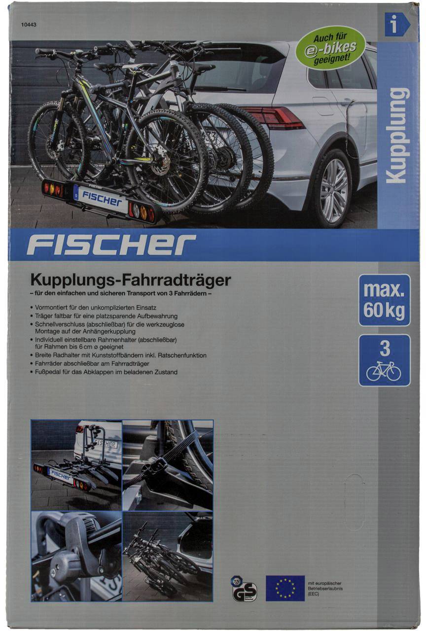 FISCHER Kupplungs-Fahrradträger "Proline Evo 3"-4