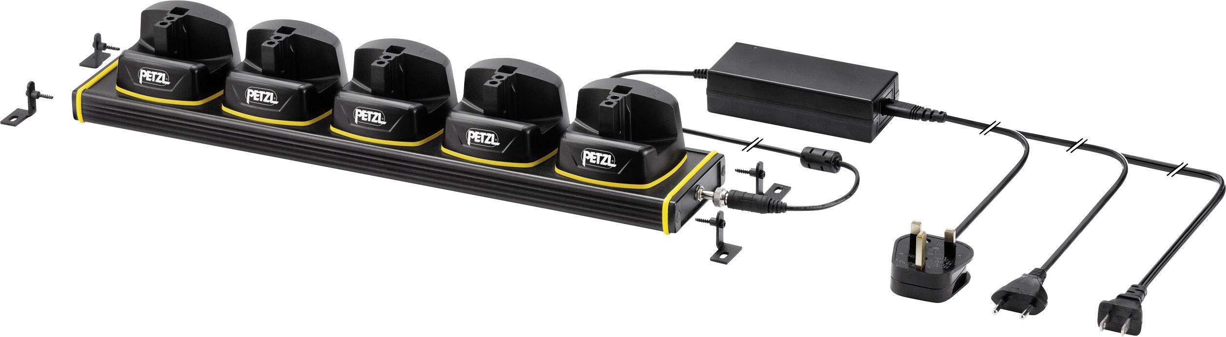 Petzl E80003 Ladegerät Akku 2 Duo Z1 Schwarz