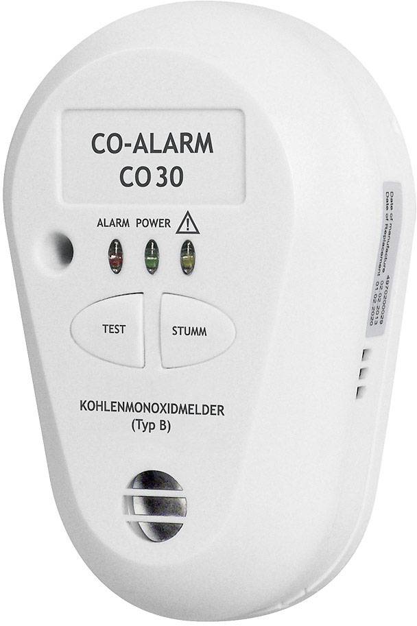 PENTATECH CO30 Kohlenmonoxid-Melder inkl. 10 Jahres-Batterie batteriebetrieben detektiert Kohlenmonoxid-2