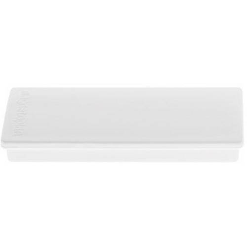 magnetoplan Magnet Magnet Block II (B x H) 55 mm x 22 mm rechteckig Weiß 10 St. 1665100