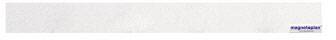 magnetoplan Magnetleiste magnetowand (L x B) 50 cm x 5 cm Weiß 10 St. 16250