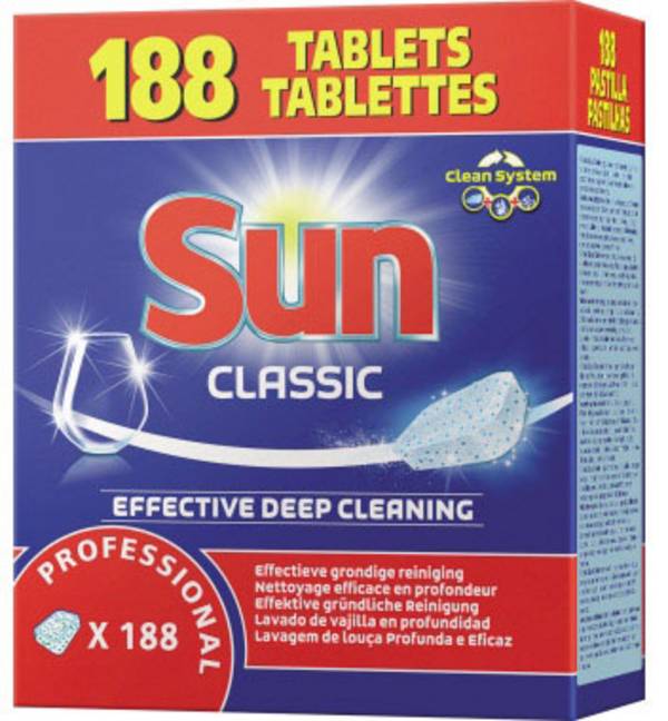 SUN Geschirrspül-Tabs Classic PROFESSIONAL 101100935 188 St.