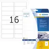 Herma 4515 Namens-Etiketten 88.9 x 33.8 mm Acetatseide Weiß 320 St. Wiederablösbar Laserdrucker, Kopierer, Farblaserdrucker, Farbkopierer