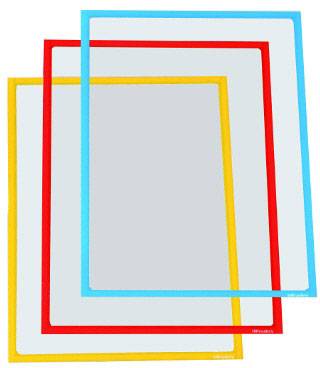 Ultradex 889002 Magnetrahmen Gelb (B x H) 225 mm x 312 mm DIN A4-1