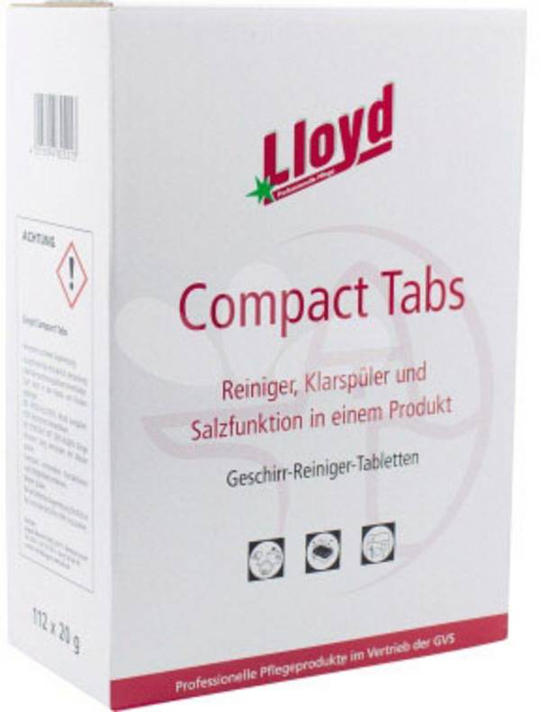 Lloyd Geschirrspül-Tabs Compact Tabs 95074 112 St.
