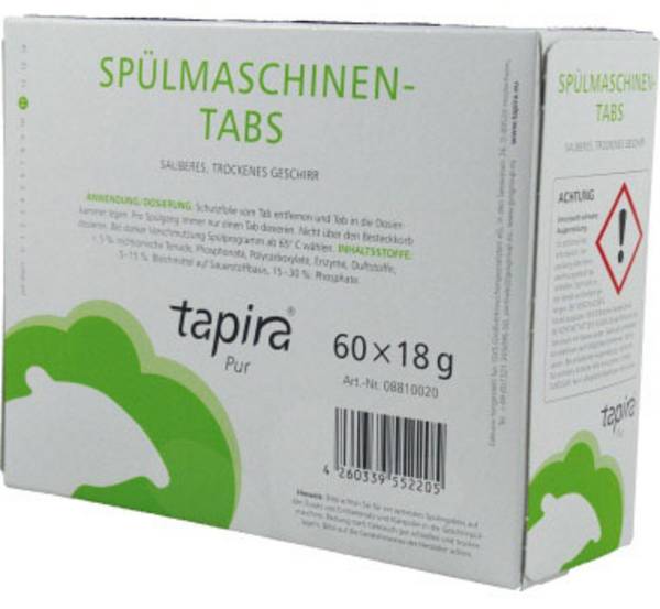Tapira Geschirrspül-Tabs Pur 08810020 60 St.