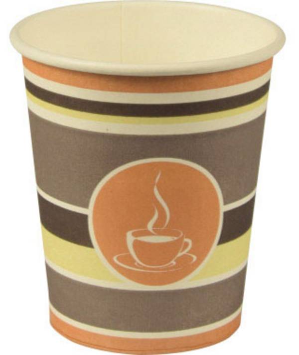 PAPSTAR Trinkbecher Coffee To Go 90128 0,2l braun 50 St./Pack.