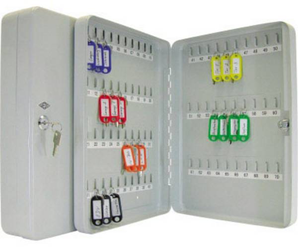 WEDO Schlüsselschrank 10256537X für 70 Schlüssel lichtgrau