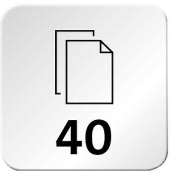 Symbolbild für Novus Office B 4 re+new 020-1932 Heftgerät Schwarz Heftleistung: 40 Bl. (80 g/m²)