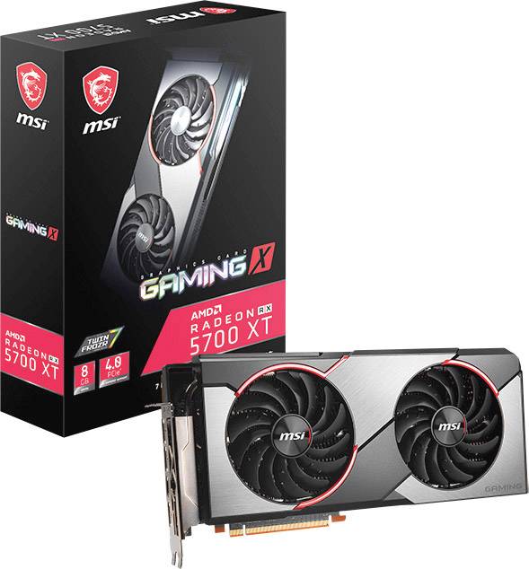 MSI RX 5700 XT GAMING X - Grafikkarten - Radeon RX 5700 XT - 8 GB GDDR6 - PCIe 4.0 x16 - HDMI, 3 x DisplayPort-4