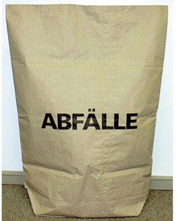 7002 Müllsack 120 l Papier  (B x H) 75 cm x 95 cm Natronbraun  25 St.