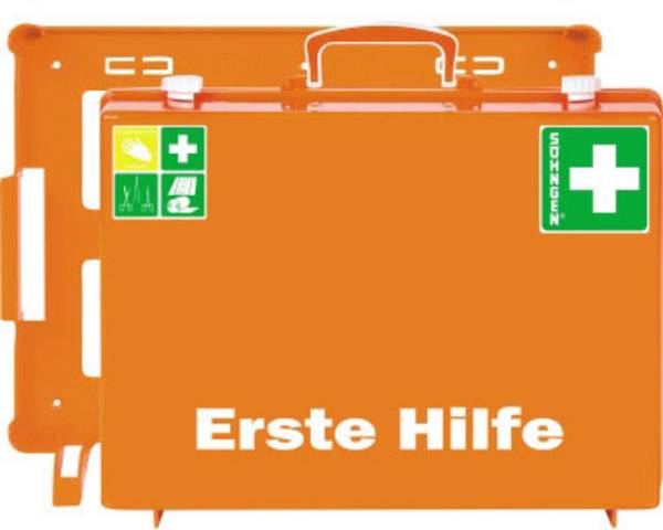 Erste Hilfe Koffer gr.MT-CD B400xH300xT150ca.mm orange SÖHNGEN