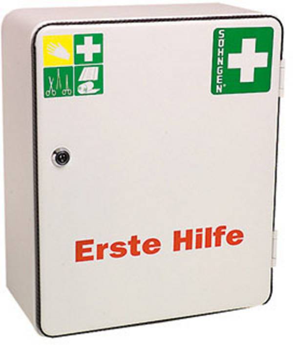 Söhngen 5001001 Verbandsschrank DIN 13157 302 x 302 x 362 x 140 Weiß