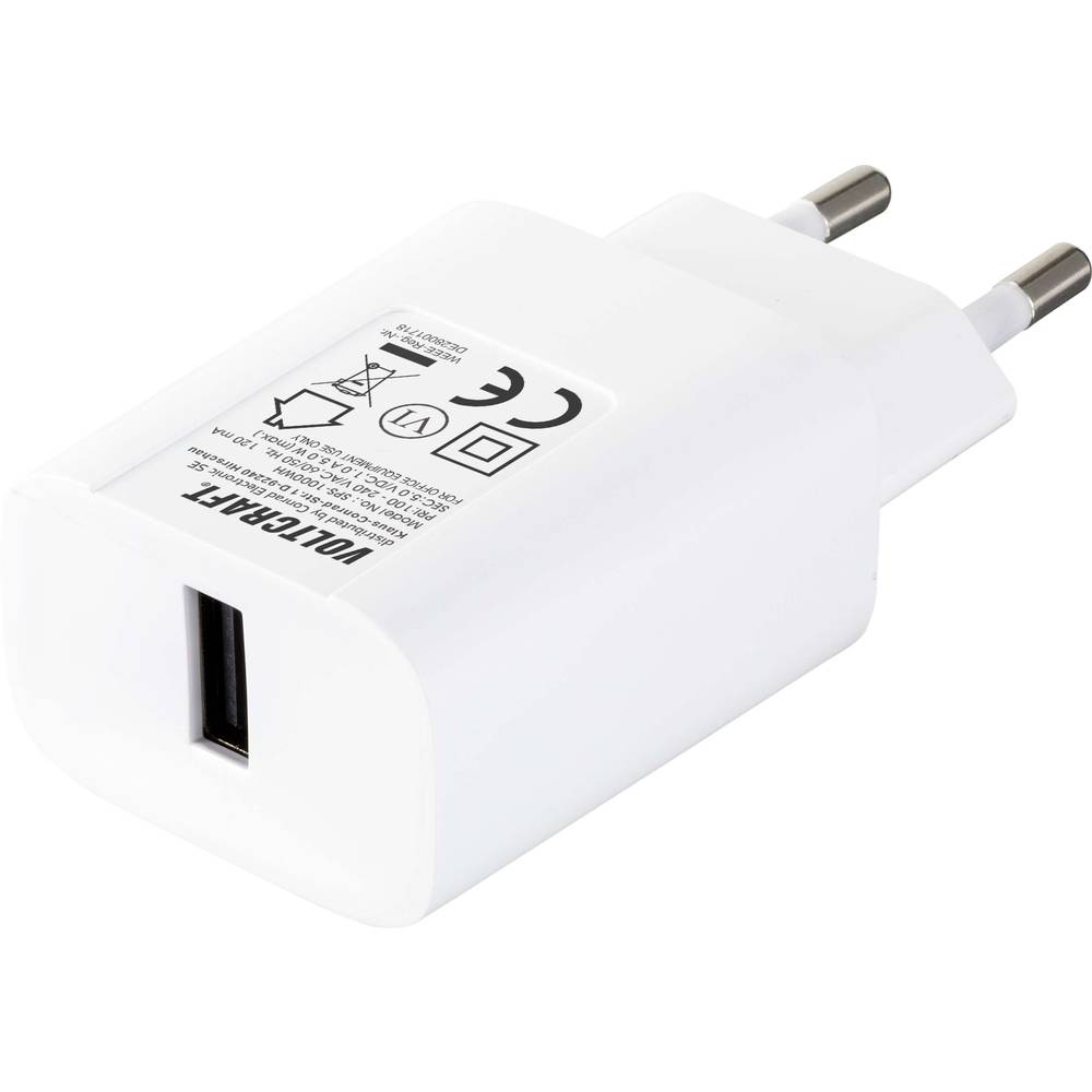 VOLTCRAFT SPS-1000WH USB USB-oplader Thuis Uitgangsstroom (max.) 1000 mA 1 x USB