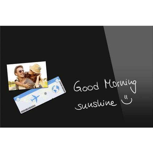 Thumbnail - Sigel Glas-Magnettafel B1201 Schwarz (B x H) 60 cm x 40 cm B1201