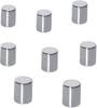 Sigel Neodym Magnet B3103 (Ø x H) 8 mm x 10 mm Zylinder Silber 8 St. B3103