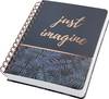 Sigel Jolie® mystic jungle JN603 Spiral-Notizbuch Punktraster Schwarz, Blau 120 Blatt DIN A5