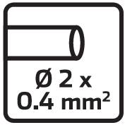 Symbolbild für VOLTCRAFT VC-10906520 Niedervolt-Anschlusskabel Niedervolt-Stecker - offene Kabelenden 5.5 mm 2.1 mm 2.00 m 1 St.