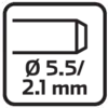Symbolbild für VOLTCRAFT VC-10906520 Niedervolt-Anschlusskabel Niedervolt-Stecker - offene Kabelenden 5.5 mm 2.1 mm 2.00 m 1 St.