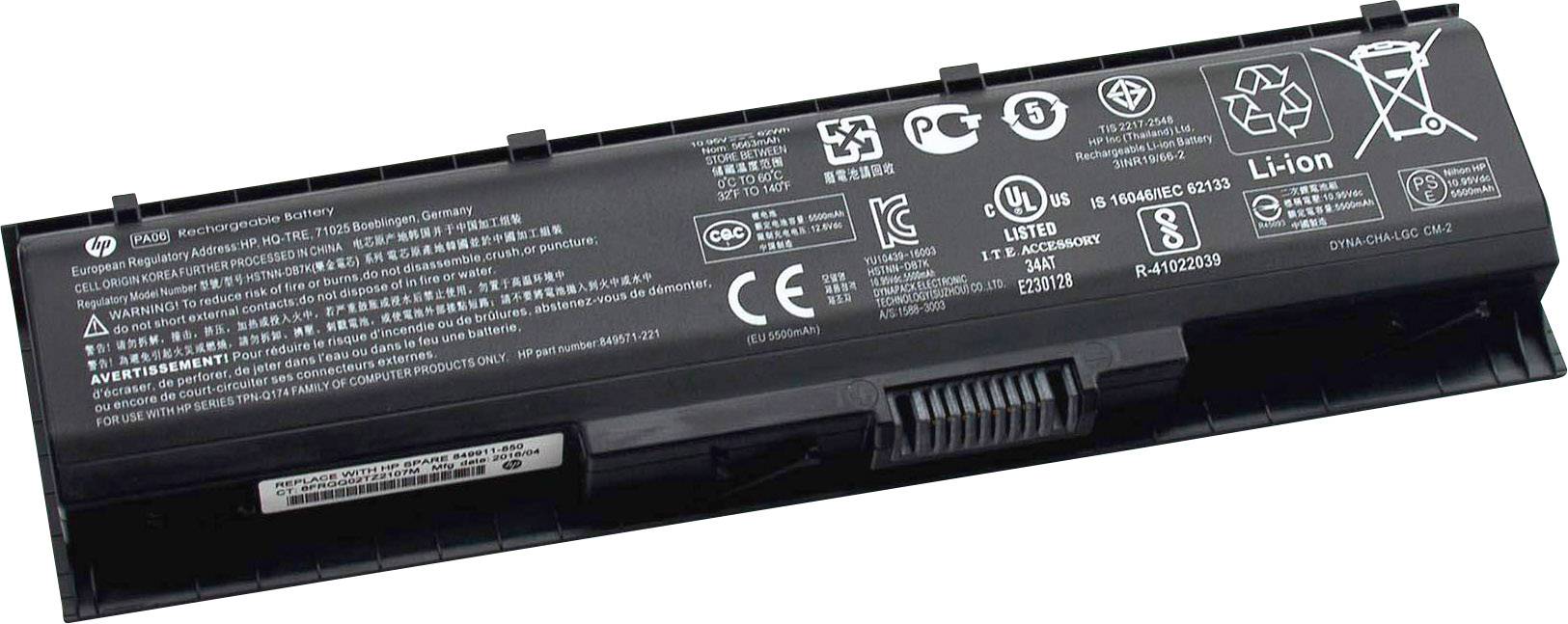 HP Notebook-Akku 849911-850 10.95 V 5663 mAh HP-1