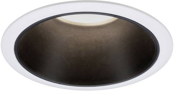 Paulmann 93401 Cole Coin Einbauleuchte LED 6 W Weiß, Schwarz