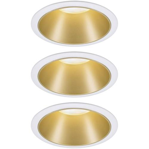 Thumbnail - Paulmann 93406 Cole Coin Einbauleuchte 3er Set LED 6.50 W Weiß, Gold