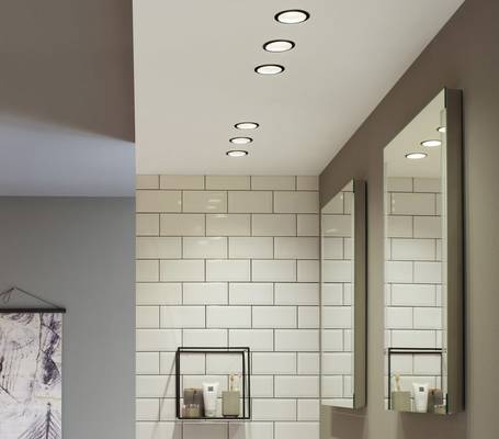 LED-Einbaustrahler fürs Badezimmer