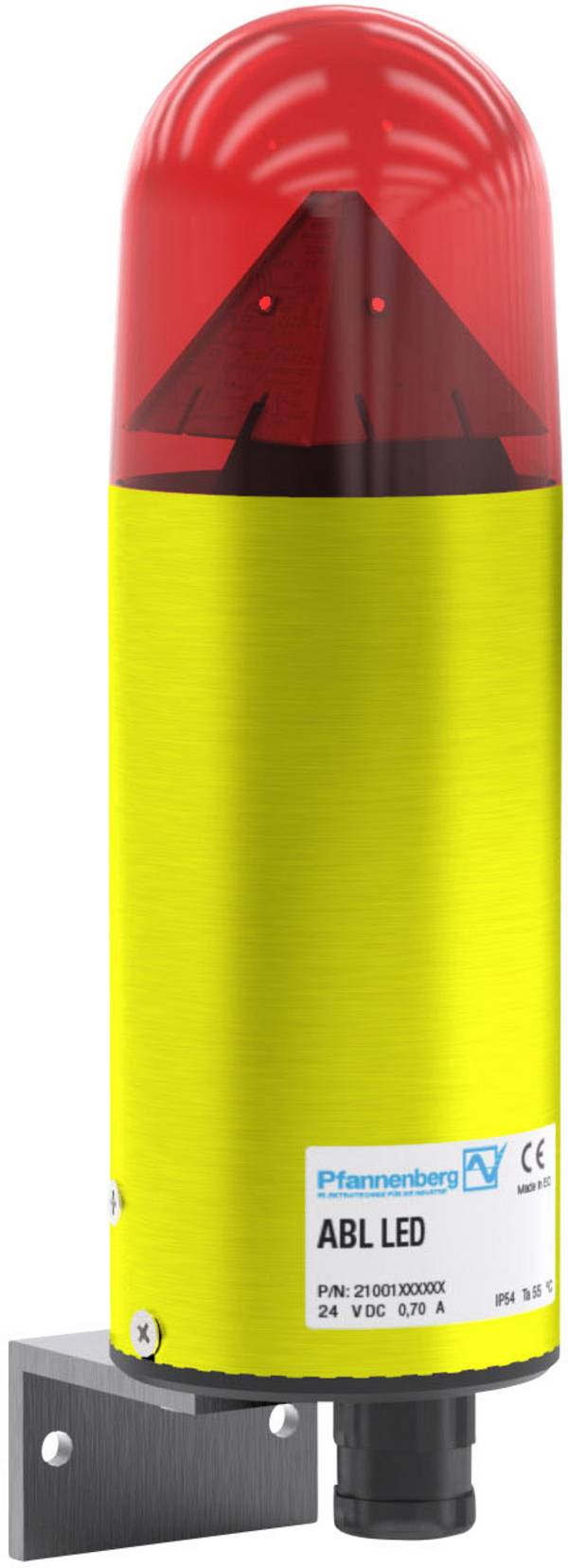 Pfannenberg Signalleuchte  ABL LED HI 90-253 AC RD 21118645000 Rot Rot Blitzlicht, Blinklicht, Dauerlicht 230 V/AC
