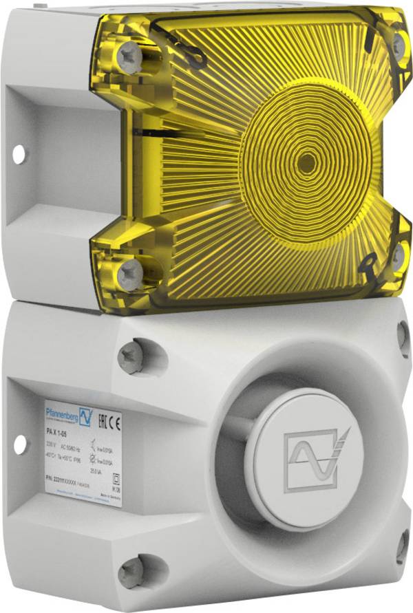 Pfannenberg Optisch-akustischer Signalgeber PA X 1-05 230 AC YE 7035 Gelb 230 V/AC 100 dB