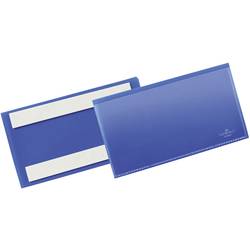 Image of Durable 176207 Etikettentasche, selbstklebend Blau (B x H) 163 mm x 67 mm