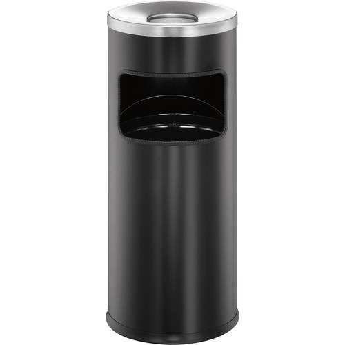 Durable SAFE rund 333201 Papierkorb 17 l Metall (Ø x H) 250 mm x 630 mm Schwarz Inkl. Aschenbecher 1 St.