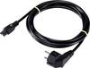 Basetech XR-1638063 Notebook Netzkabel Schwarz 3.00 m