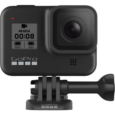 GoPro HERO 8 Black Action Cam 4K, GPS, Stereo Sound, Stoßfest, Touch-Screen, Wasserfest, WLAN