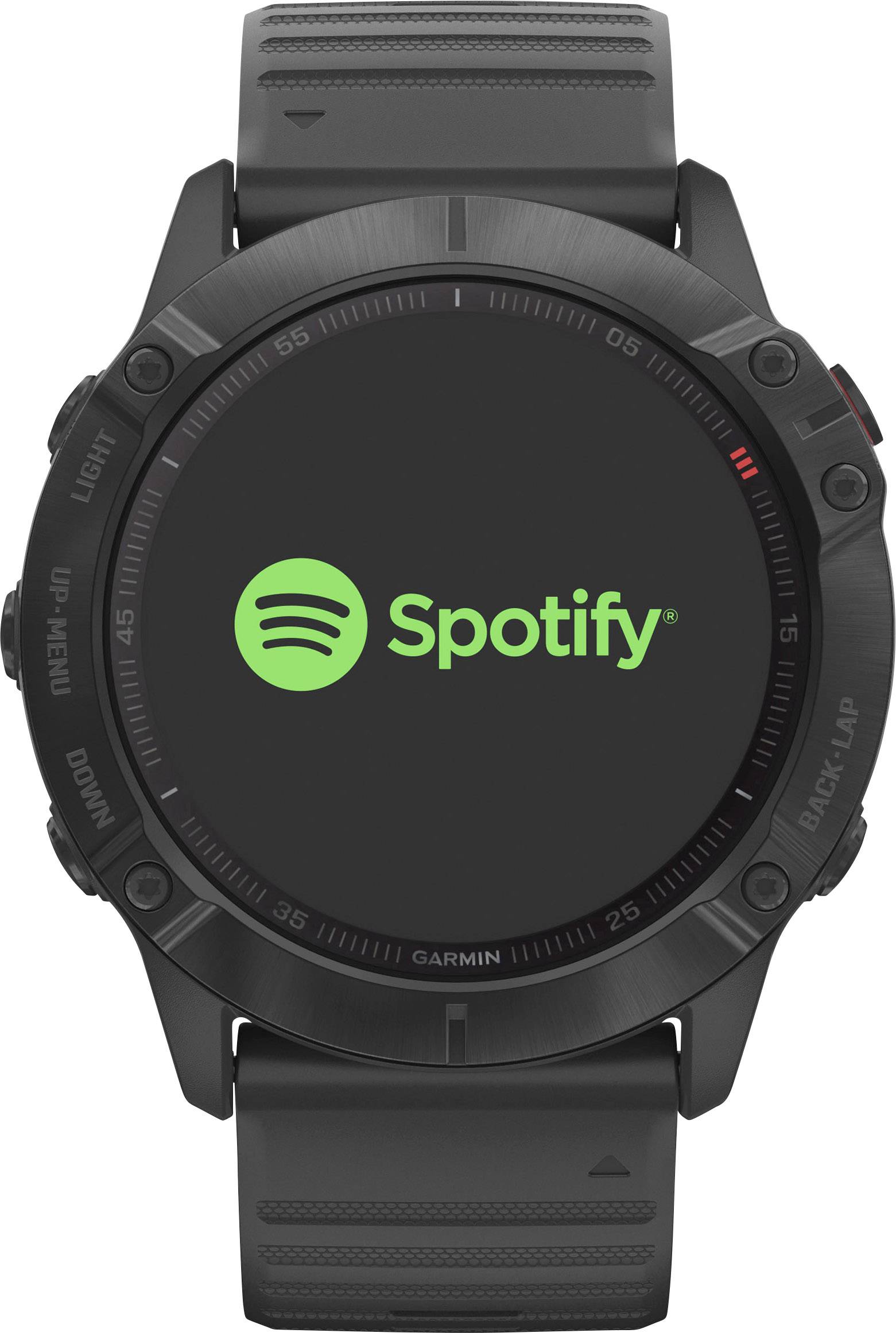 Garmin fenix 6X Pro - Schwarz - Sportuhr mit Band - Silikon - schwarz - Anzeige-5
