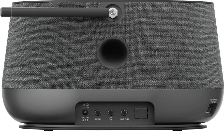 Hama DIR3300SBT, Internet, Digital, DAB,DAB+,FM, 3,5 mm, Schwarz, Einfarbig-1