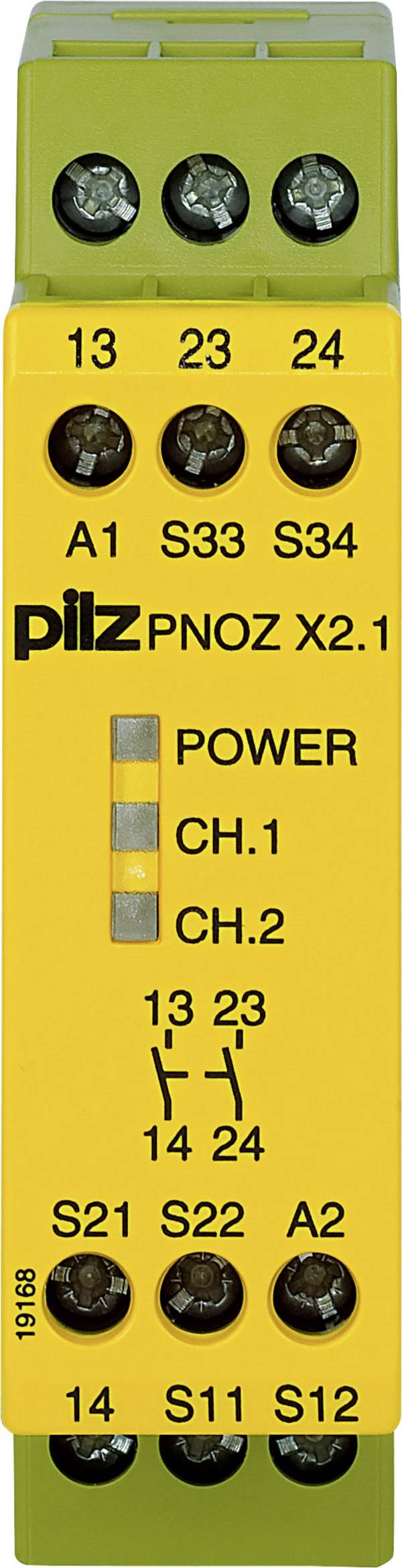 Pilz Not-Aus-Schaltgerät PNOZ X2.1 24VAC/DC 2n/o